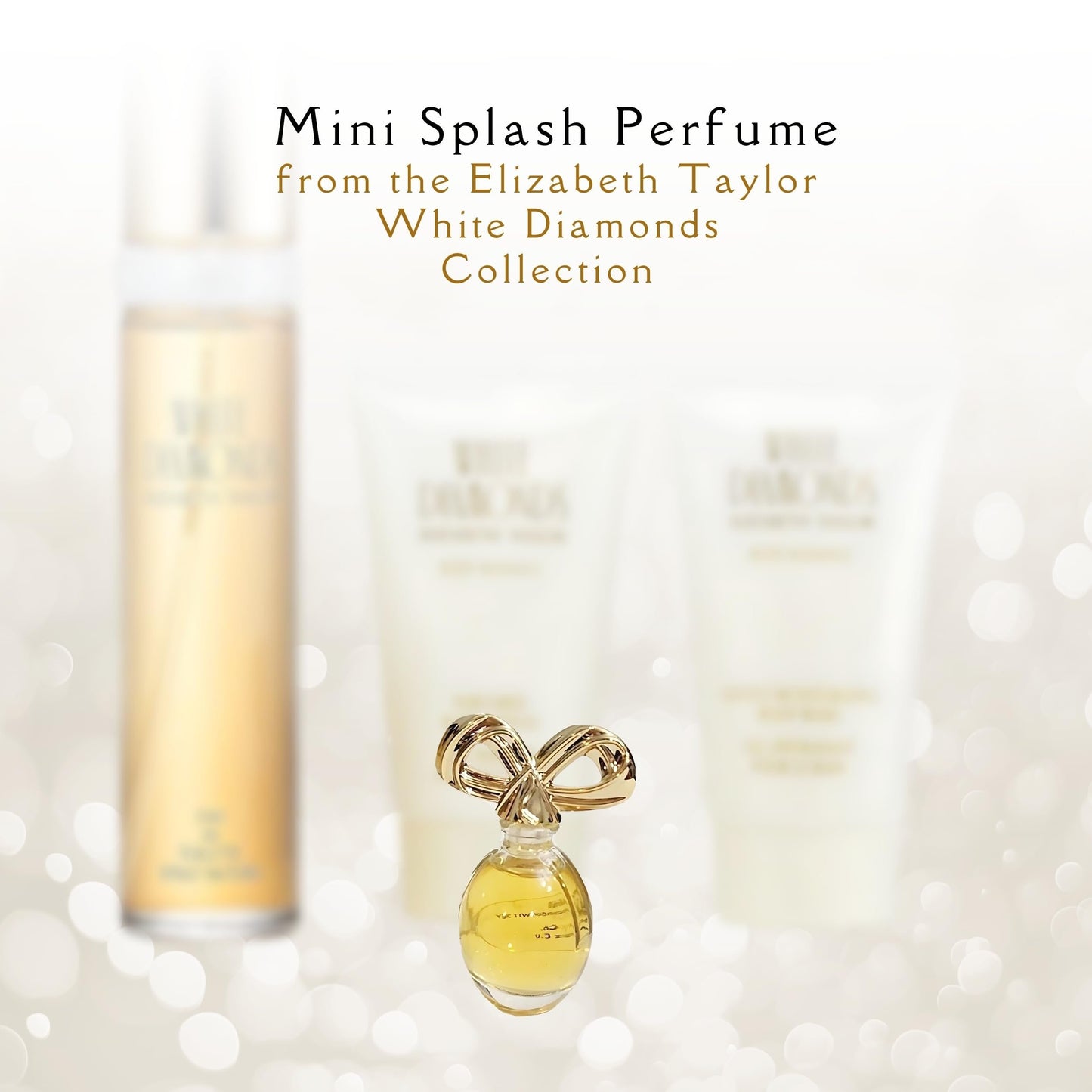 WHITE DIAMONDS by Elizabeth Taylor Mini Perfume .12 oz