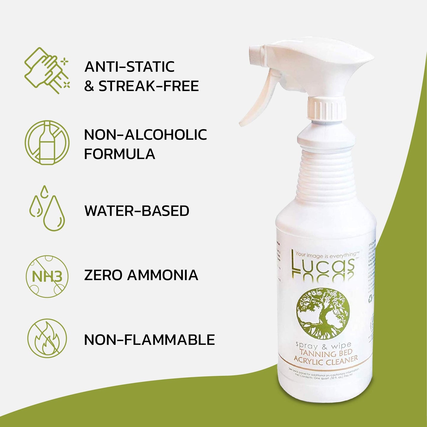LUCASOL Acrylic and Plastic Cleaner, 32 Ounce