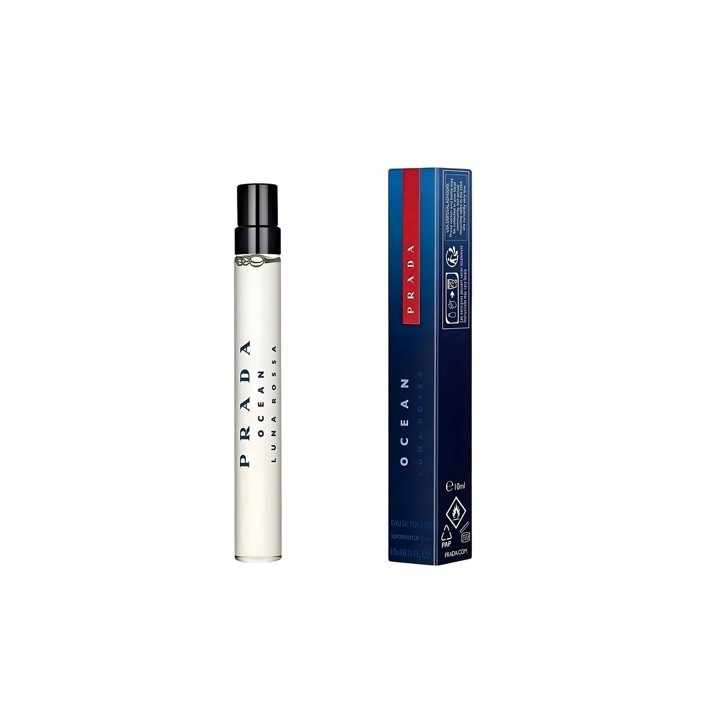 Prada Luna Rossa Ocean Cologne for Men, 0.33 oz Mini Spray