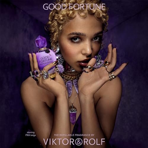 Viktor&Rolf - Good Fortune Eau de Parfum - Floral Women's Perfume - With Notes of Jasmine & Vanilla - 0.34 Fl Oz - Travel Size