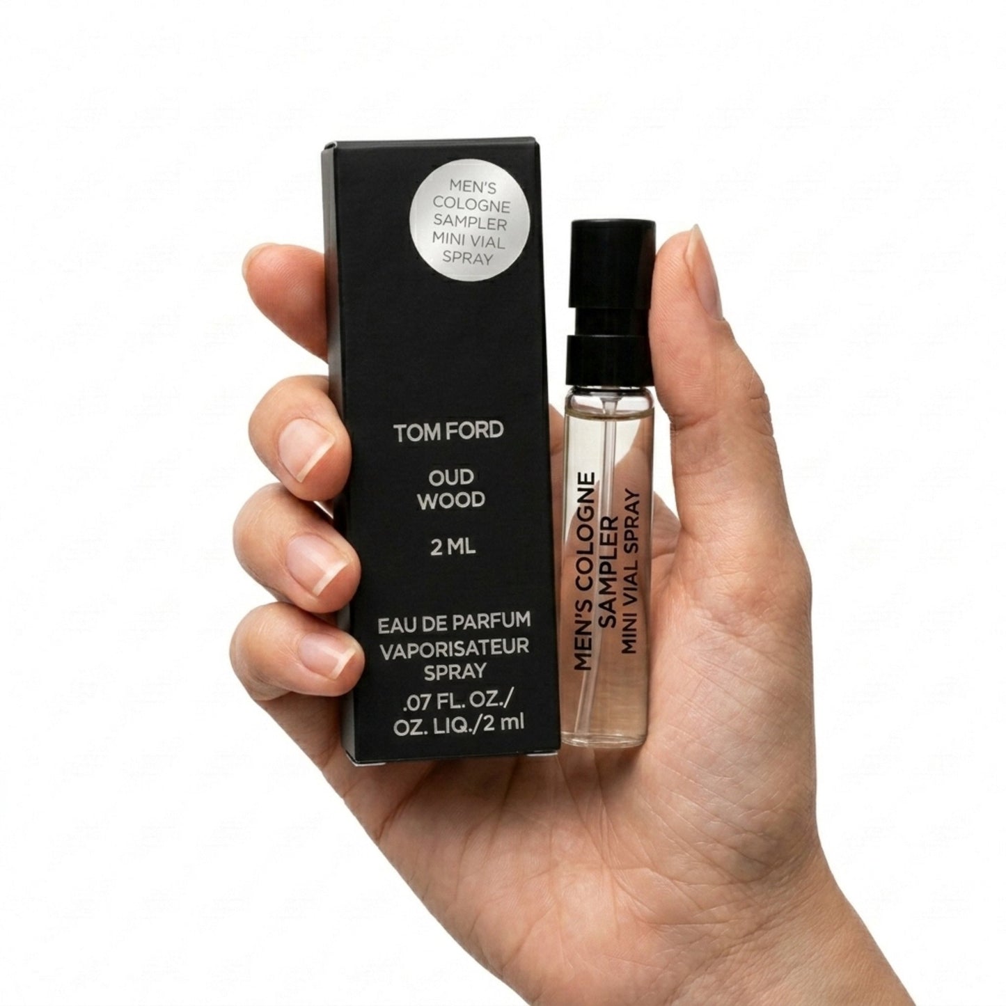 Tom Ford 1 Oud Wood Eau De Parfum EDP Spray Sample Vials .06oz/ 2ml each