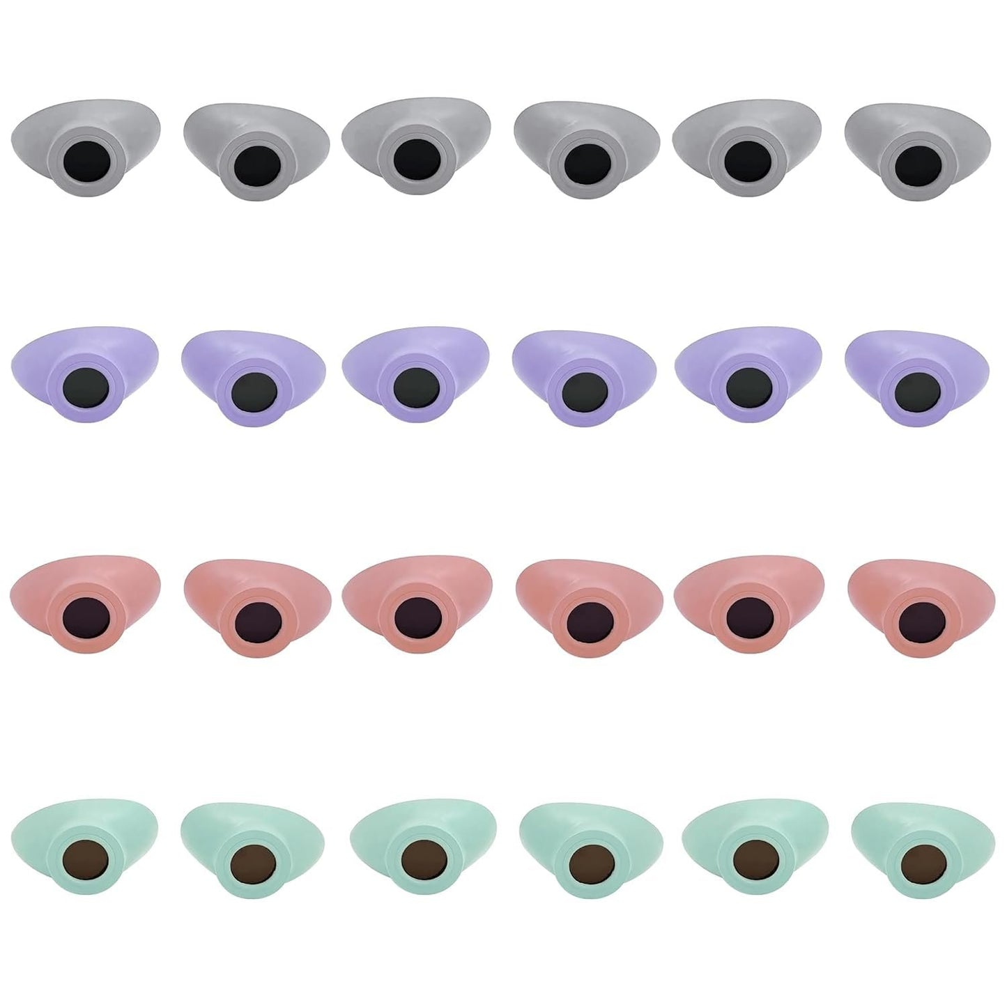 Super Sunnies Strapless Tanning Goggles – 12 Pack Assorted Pastel Colors, UV Eye Protection (FDA Compliant)