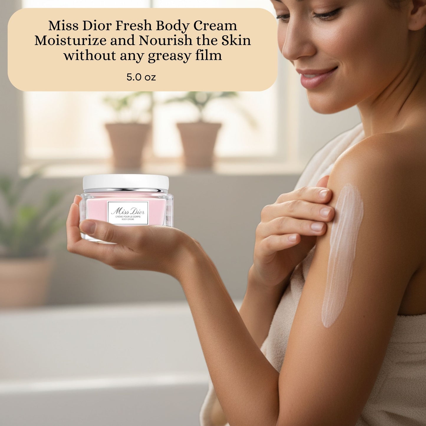 Christian Dior Miss Dior Fresh Body Creme, 5.099 Ounce