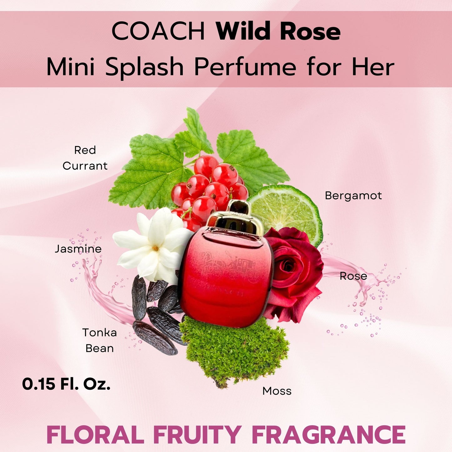 Coach New York 4 piece Womens Mini Gift Set Floral, Wild Rose, Love, Sunset