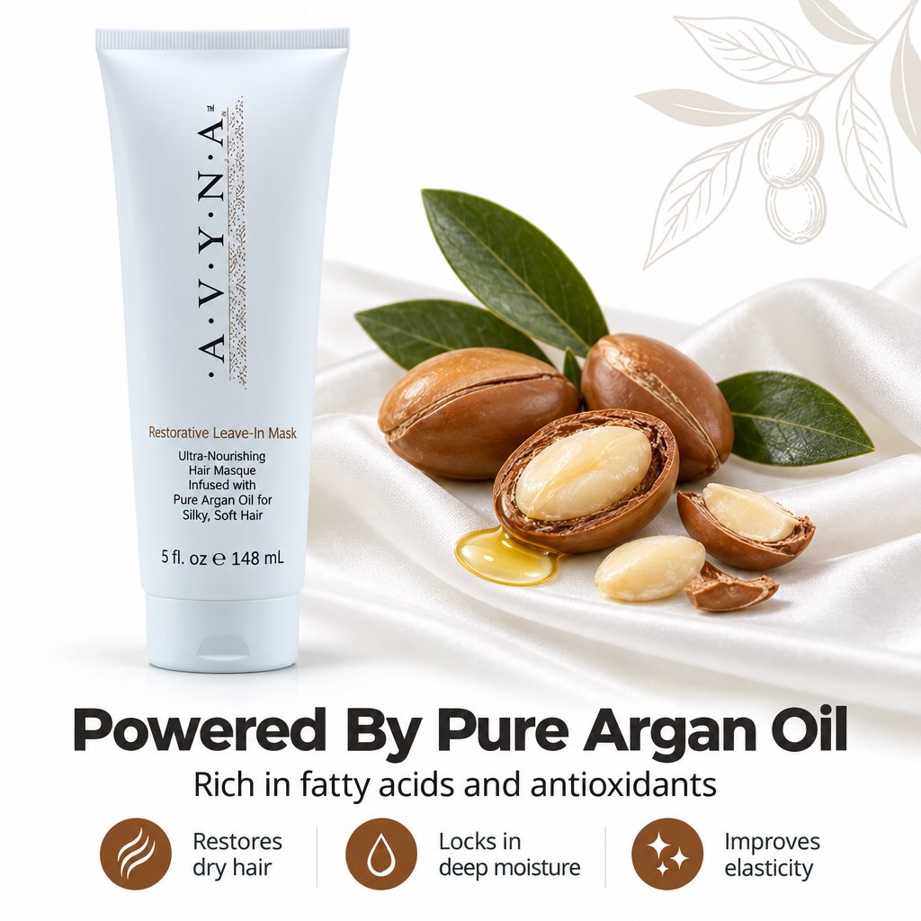 Avyna Leave in Deep-Penetrating Reconstructor Treatment Colored and Damaged Hair With Goji Extract 8.45 oz