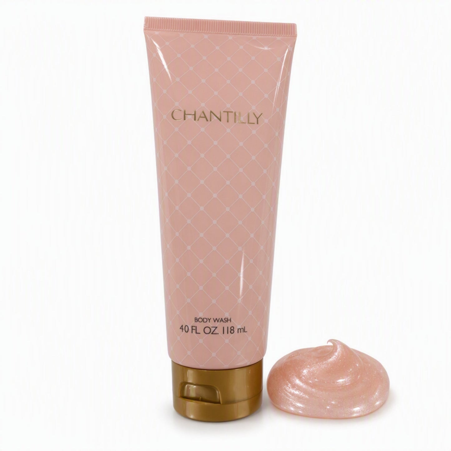 Dana Chantilly Body Wash for Women, Oriental Floral Shower Gel 4 Fl Oz Tube