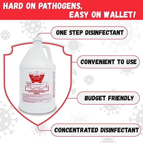 Lucasol ONE Step Hospital Grade Disinfectant (Gallon)