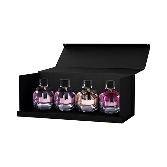 Yves Saint Laurent Mon Paris Mini Perfume Gift Set – 4 Piece Travel Collection (0.25 oz Each)