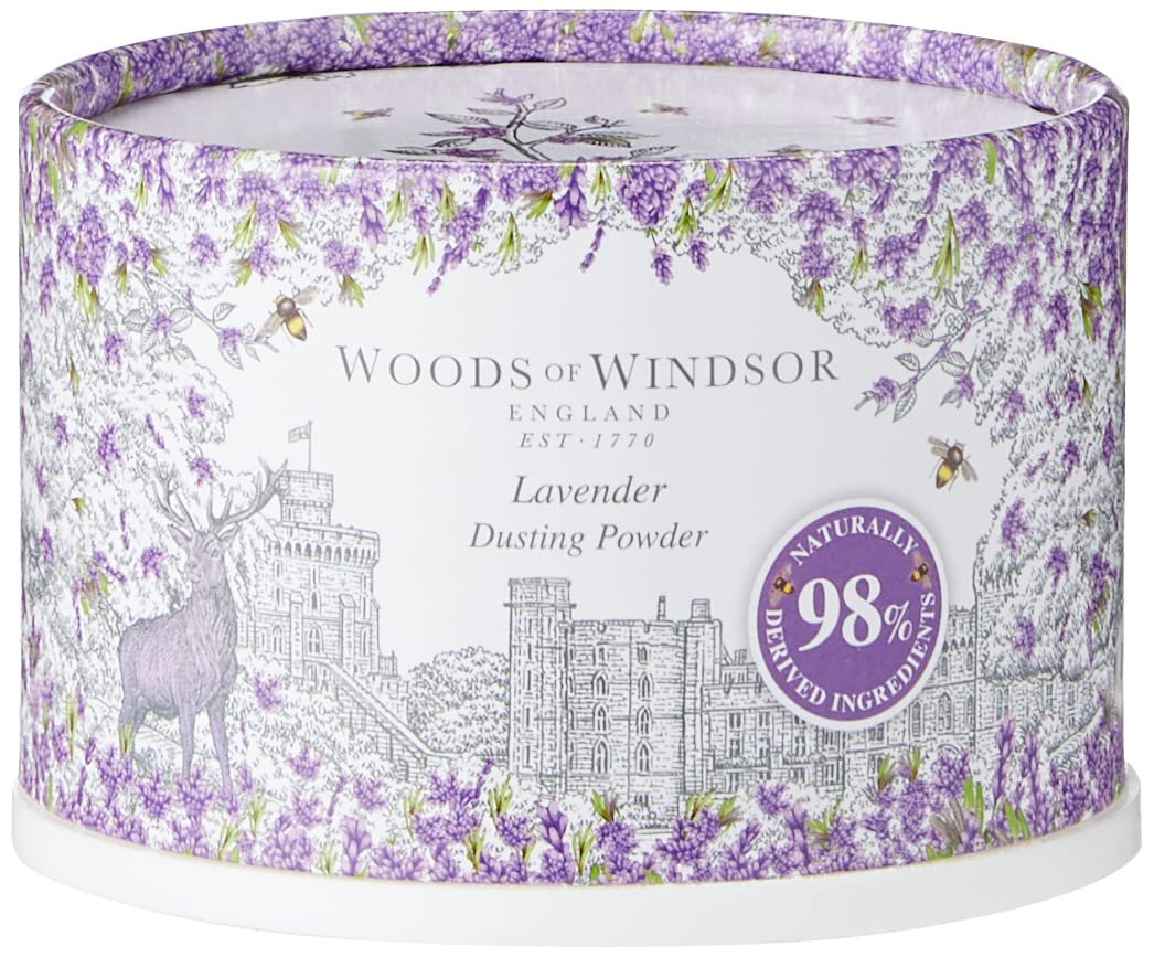 White Jasmine by Woods of Windsor 3.5 oz Body Dusting Powder with Puff