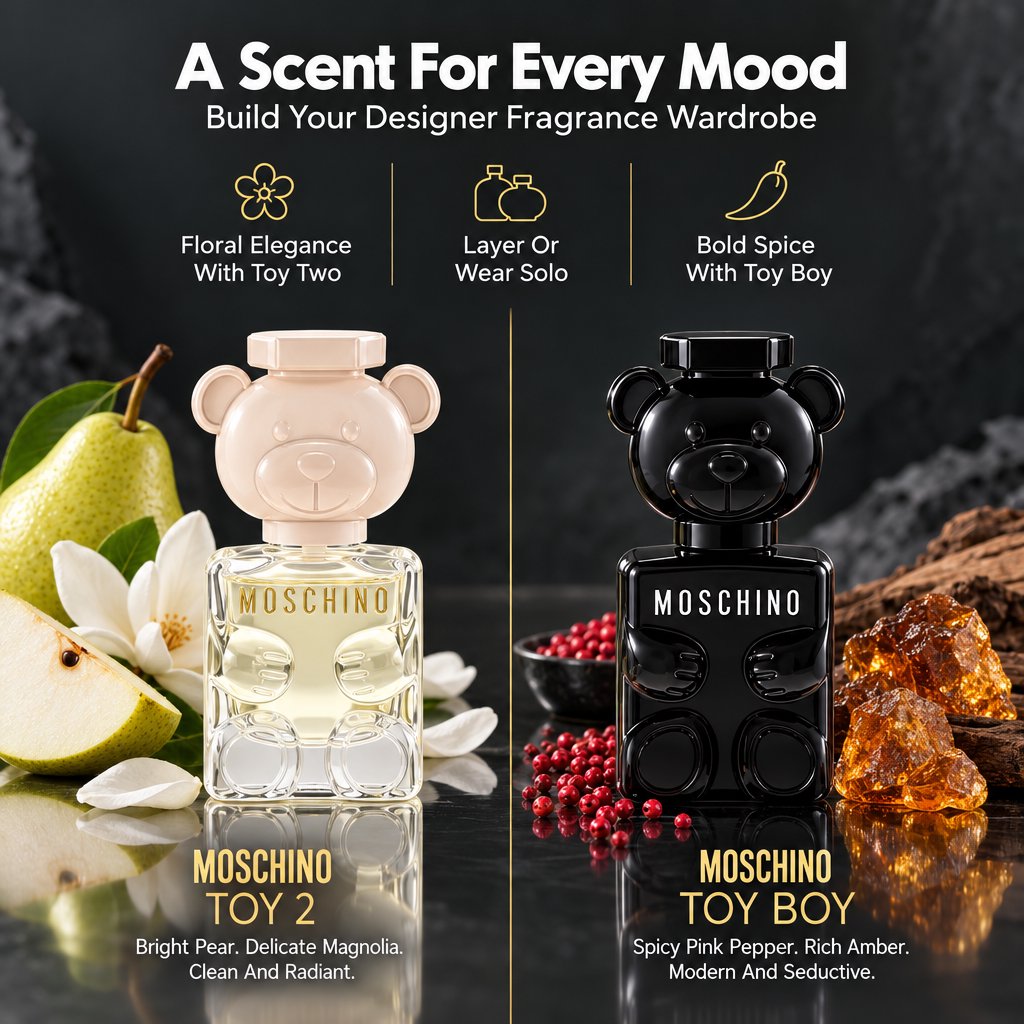 MOSCHINO Perfume for Women Variety Mini Splash Giftset - Bubble Gum ,Toy 2 ,Toy Boy