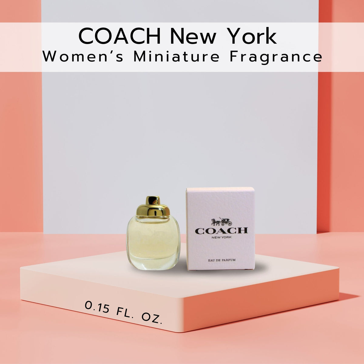 Coach New York Eau de Parfum for Women – Mini Splash (0.15 oz)