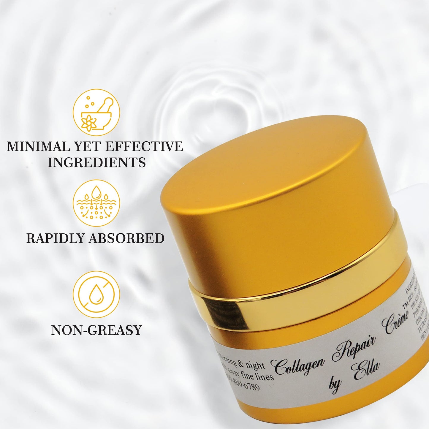 Ella International Lip Chic Collagen Repair Creme – 0.5 oz (15 ml