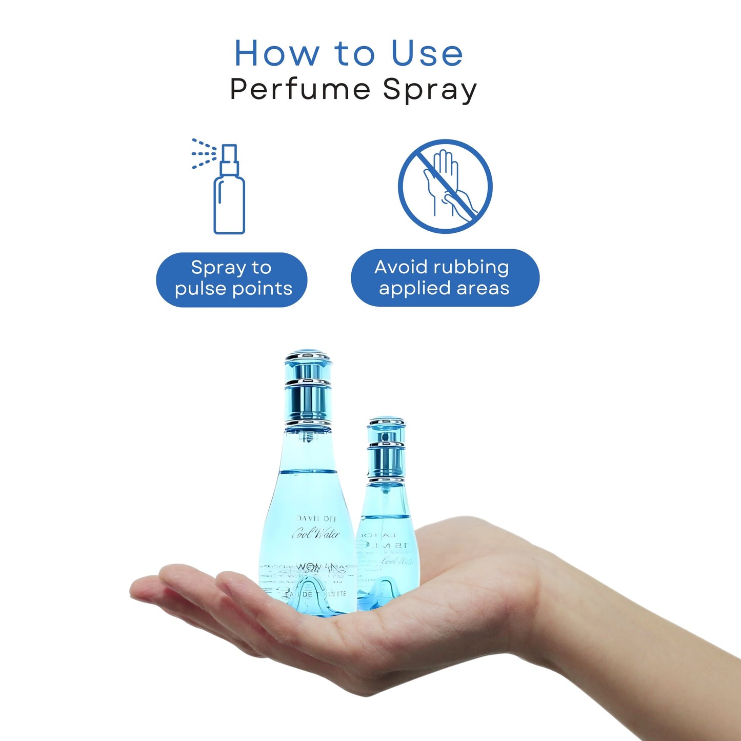 Cool Water for Women By Davidoff Perfume Gift Set- 4Pcs