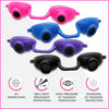 Super Sunnies EVO FLEX UV Eye Protection FDA compliant Flexible Tanning Goggles Eyeshields, 4-Pack