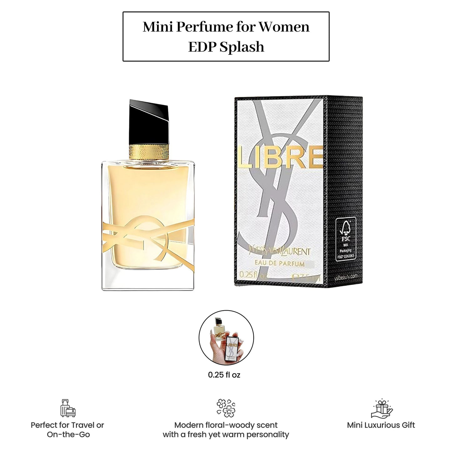 Yves Saint Laurent YSL LIBRE Mini Women SPLASH Perfume 7.5 ml