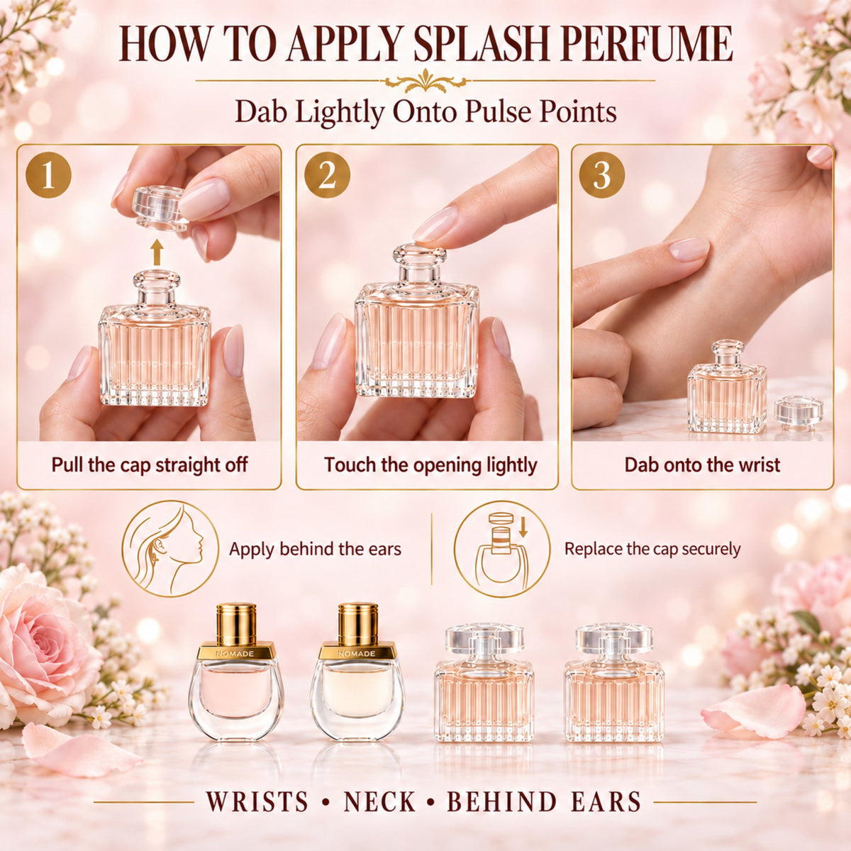 Chloe Perfume for Women Mini Variety Gift Set – 4-Piece Splash Collection