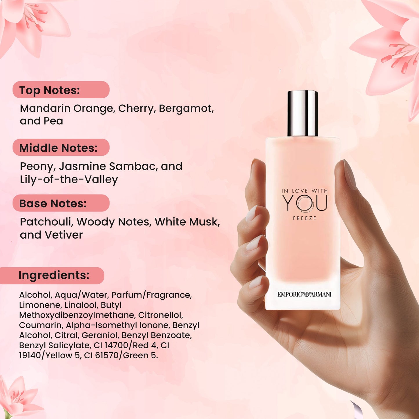 Giorgio Armani Emporio In Love With You Freeze For Women EDP 15ml / 0.5oz