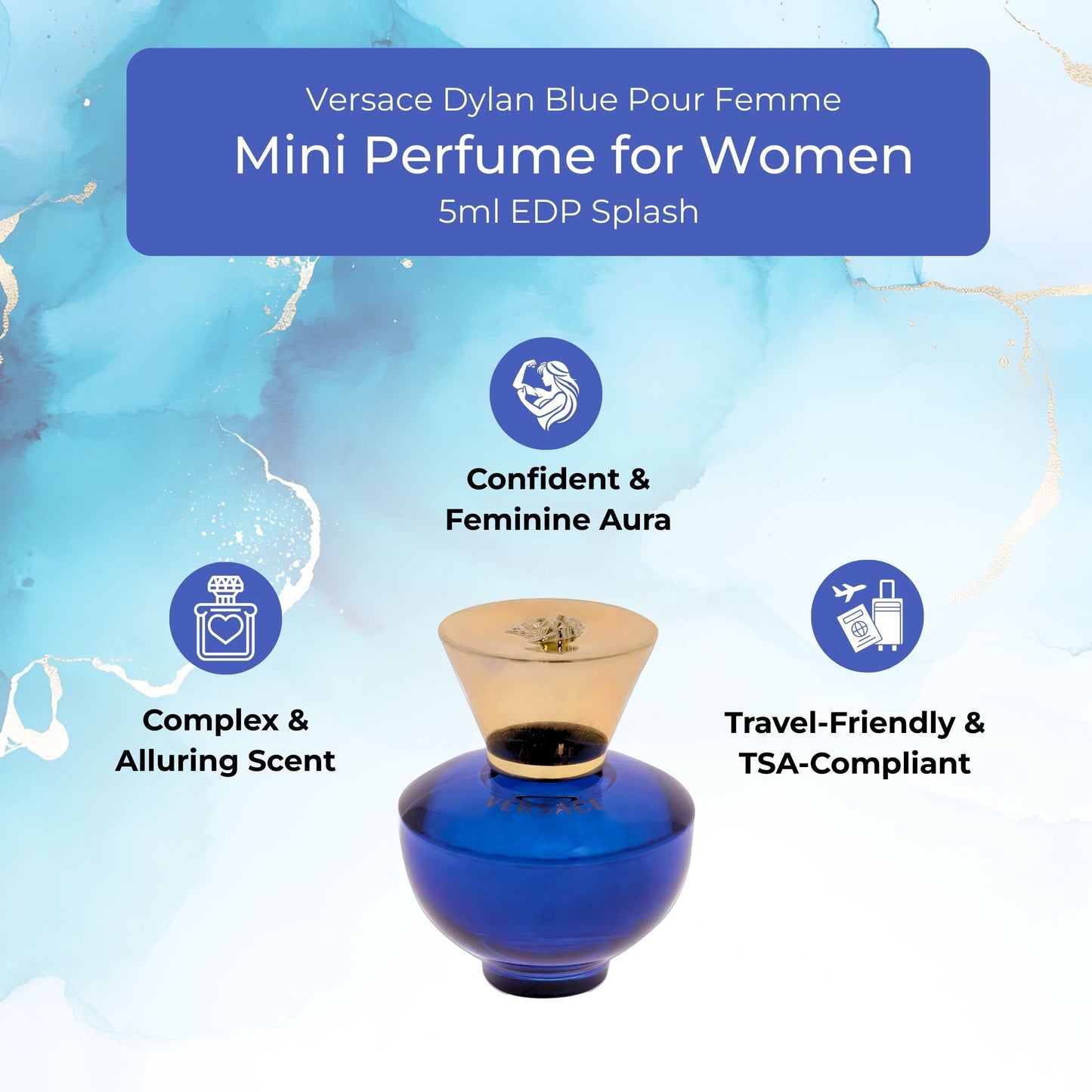 Versace Dylan Blue Women EDP Splash (Mini) 5 ml