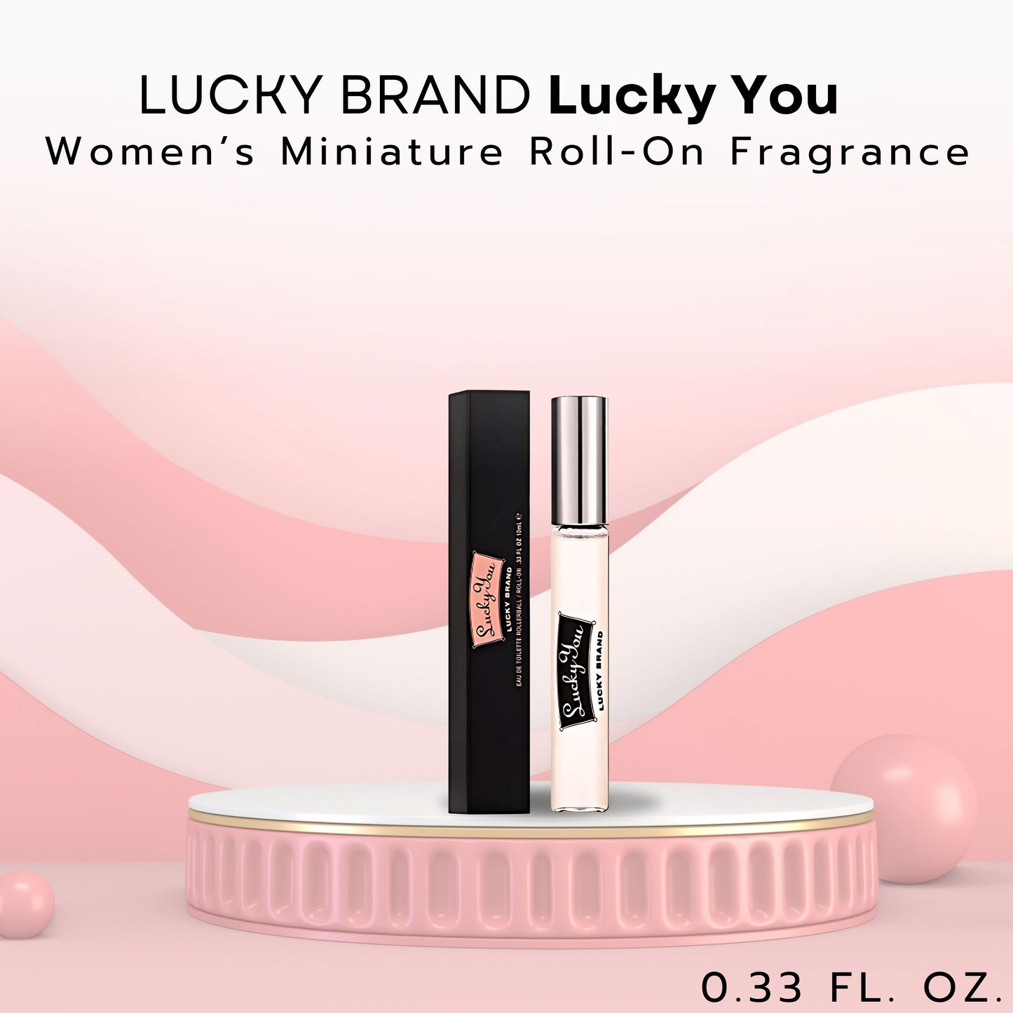 Lucky You Eau de Toilette Rollerball for Women – Mini Roll-On (0.33 oz)