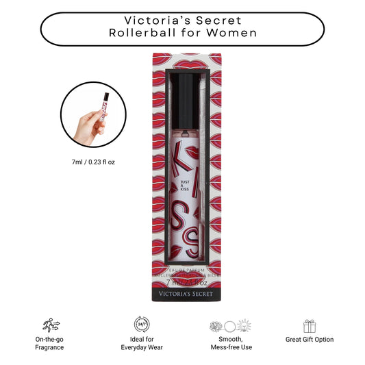 Victoria’s Secret Just A Kiss Eau de Parfum Rollerball – Travel Size (0.23 oz)