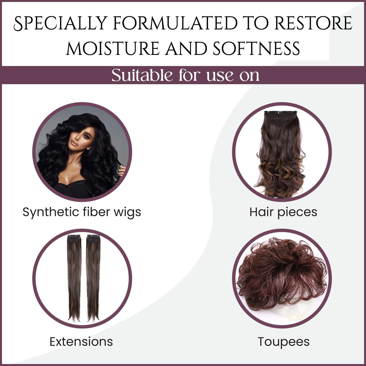 Brandywine Revitalizing Conditioner – For Synthetic & Natural Hair Wigs, 16 Ounces