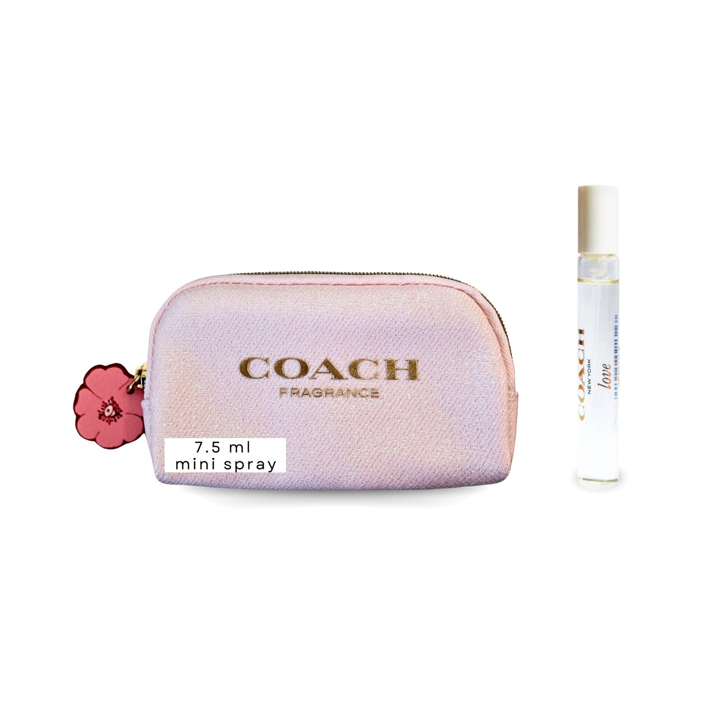 Coach Love, Eau De Parfum, Mini Natural Spray with Pouch 0.25 fl oz