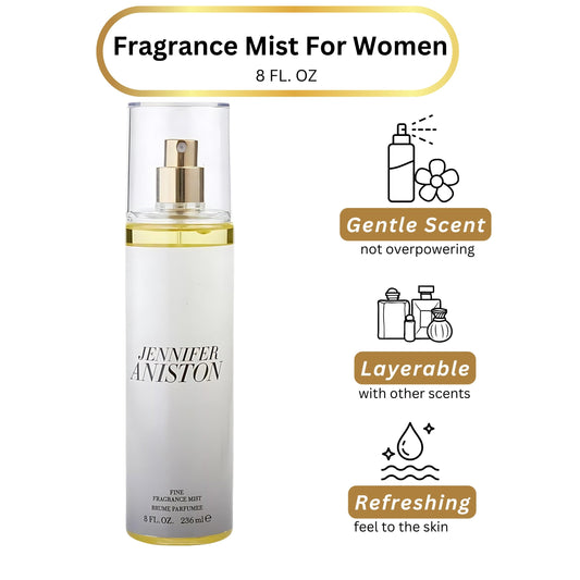 Jennifer Aniston Fine Fragrance Mist for Women, 8 Ounce