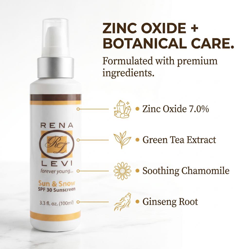 SPF 30 Sunscreen Sun & Snow  3.3 fl. oz. By Rena Levi