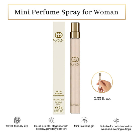 Gucci Guilty Perfume for Women Travel Spray EDP Pour Femme 0.33 Fl oz
