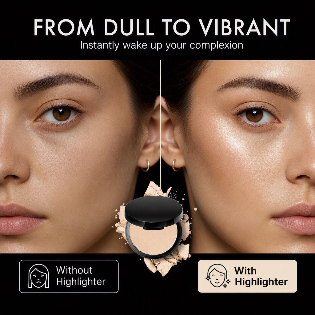 Glow Makeup Highlighting Powder – Radiant Face & Cheek Highlighter