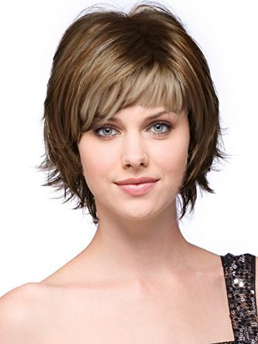 Noriko Sky Synthetic Wig by Rene of Paris and Wig Lift Comb - Almond Spice - Bundle 2 Items