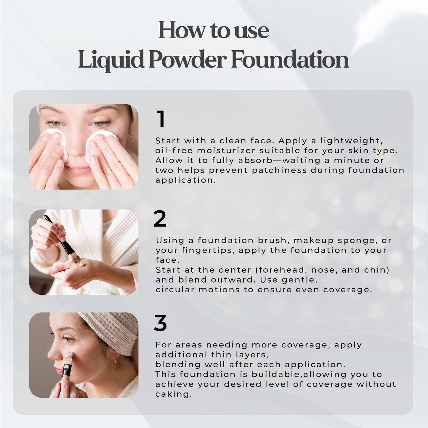 Mineral Liquid Powder Foundation SPF 15 – Tender Beige (1 oz) Hypoallergenic