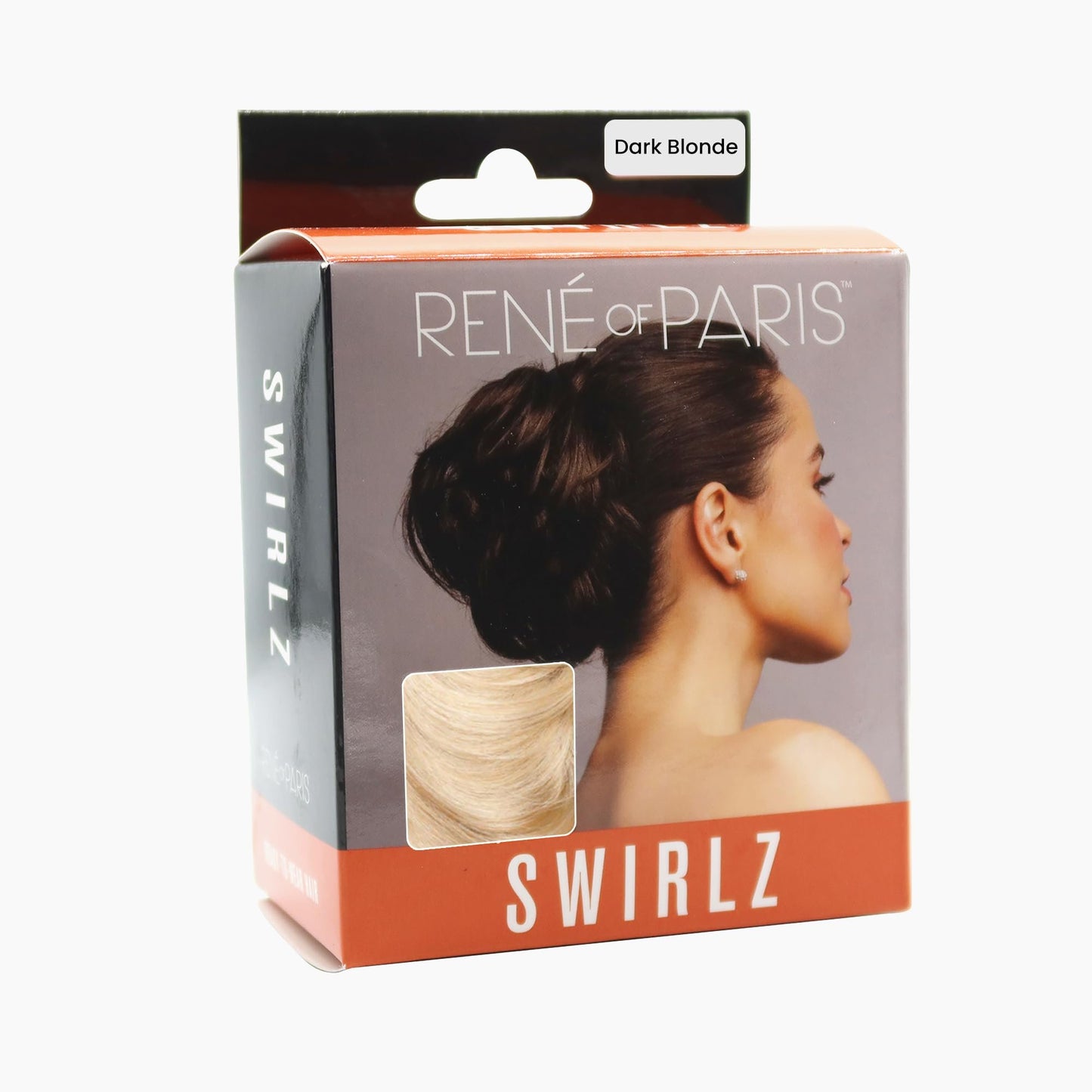 Rene of Paris Swirlz Messy Bun Hair Piece – Dark Blonde Synthetic Clip-In