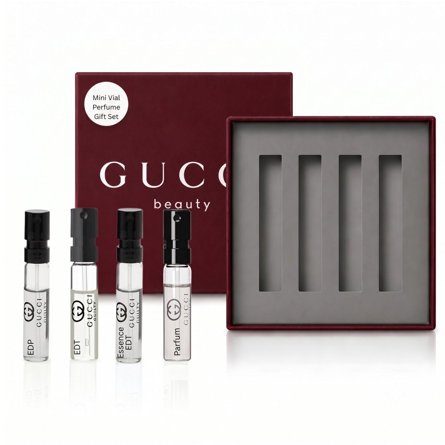 Gucci Guilty Perfume for Men Gift Set Mini Vial Pen Spray 0.05 Fl Oz