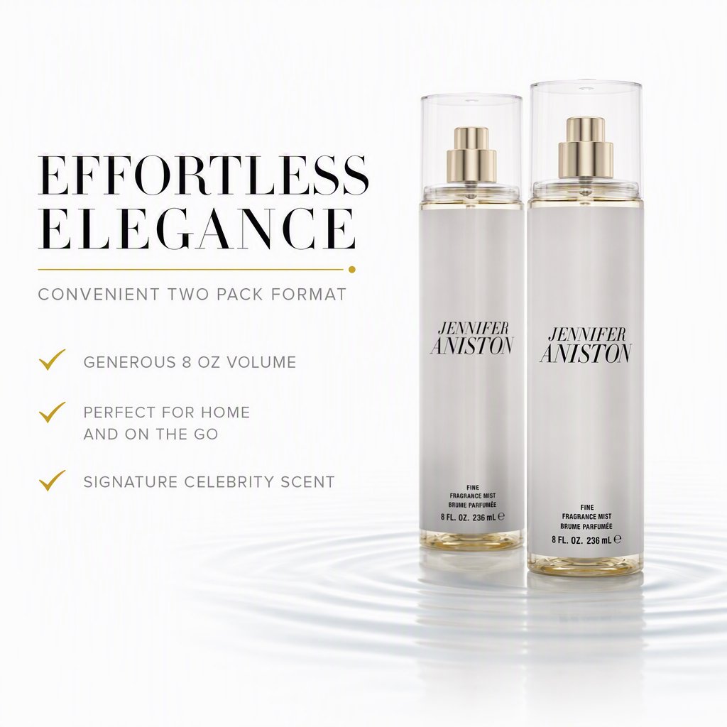 Jennifer Aniston Fine Fragrance Mist for Women, 8 Ounce 2 PACK