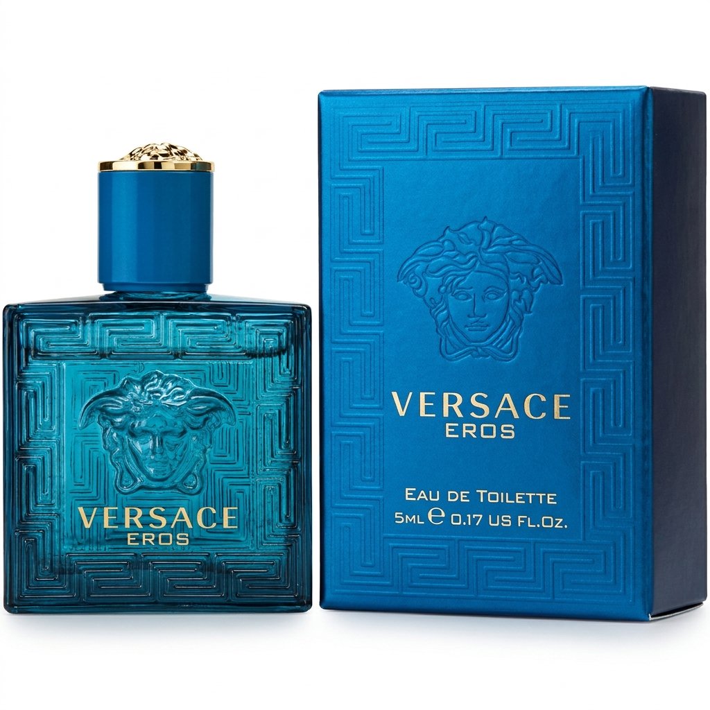 Versace Eros Eau de Toilette for Men, 5ml (0.17 fl oz) Mini Travel Size