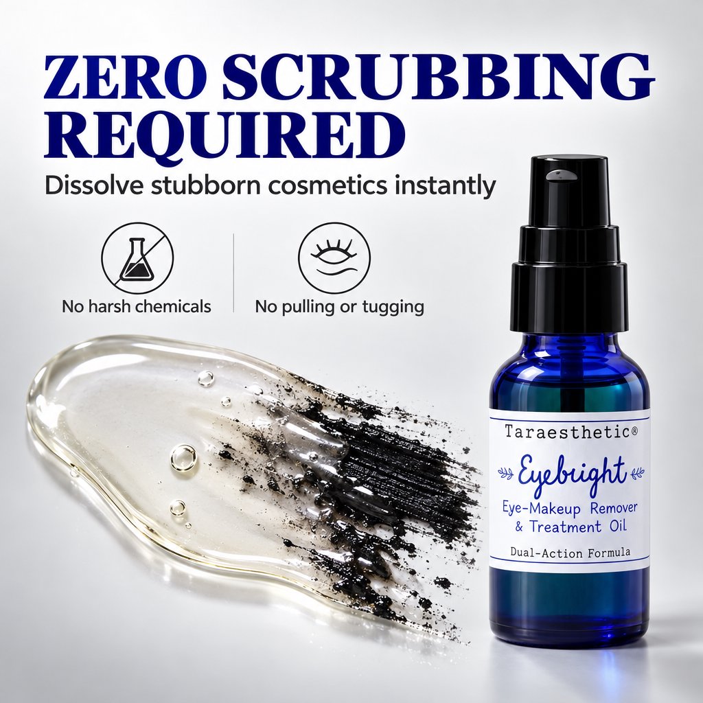 Vegan Eye Makeup Remover & Treatment Oil, Farmaesthetics Eyebright , 1 fl oz