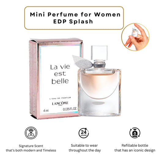 Lancôme La Vie Est Belle Eau de Parfum for Women – Mini Splash (0.13 oz / 4 ml)