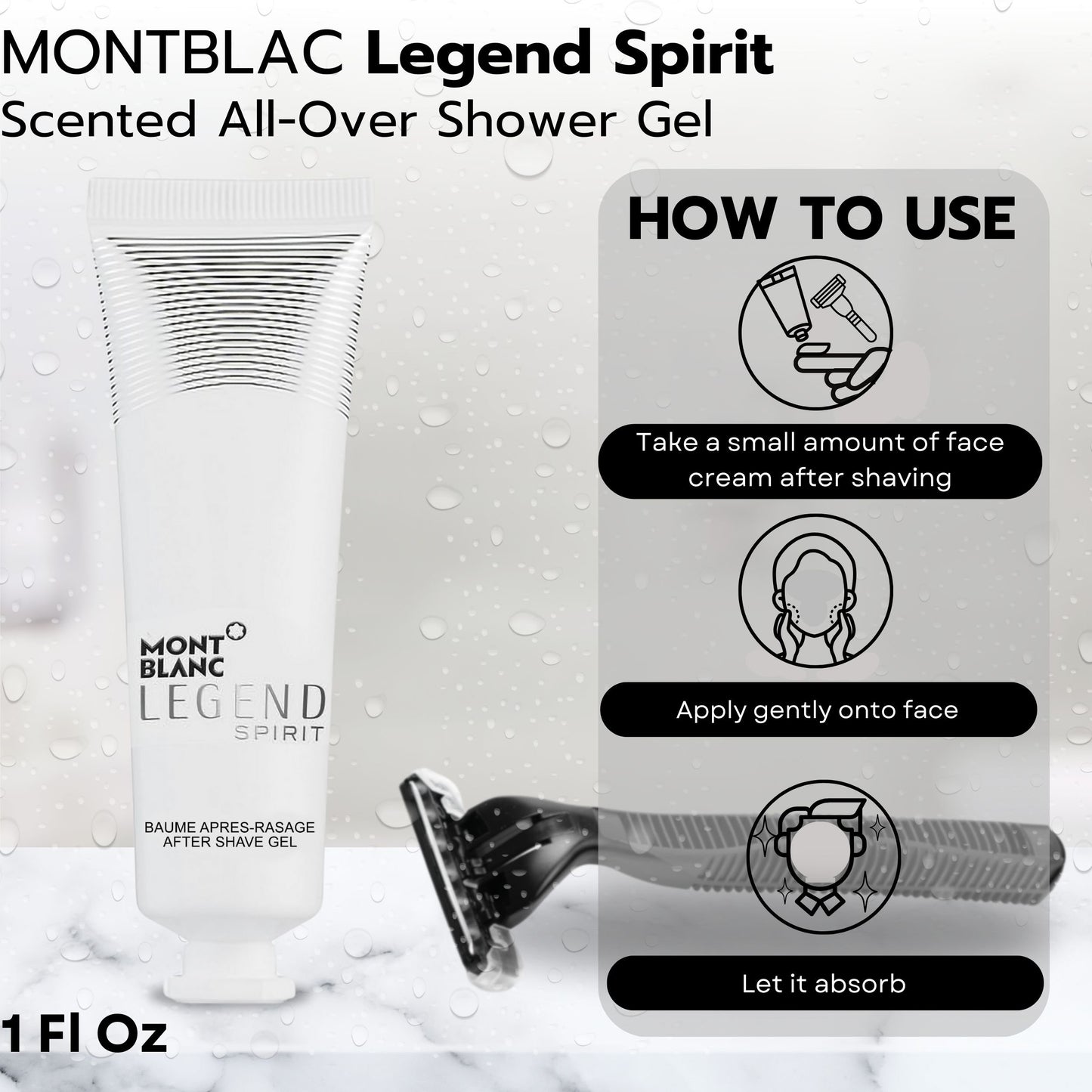 Mont Blanc Legend Spirit Eau de Toilette Gift Set for Men – Fragrance & Grooming Collection