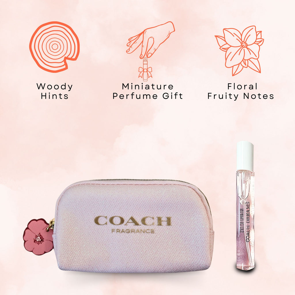 Coach Dreams Eau de Parfum for Women – Mini Travel Spray (7.5 ml)