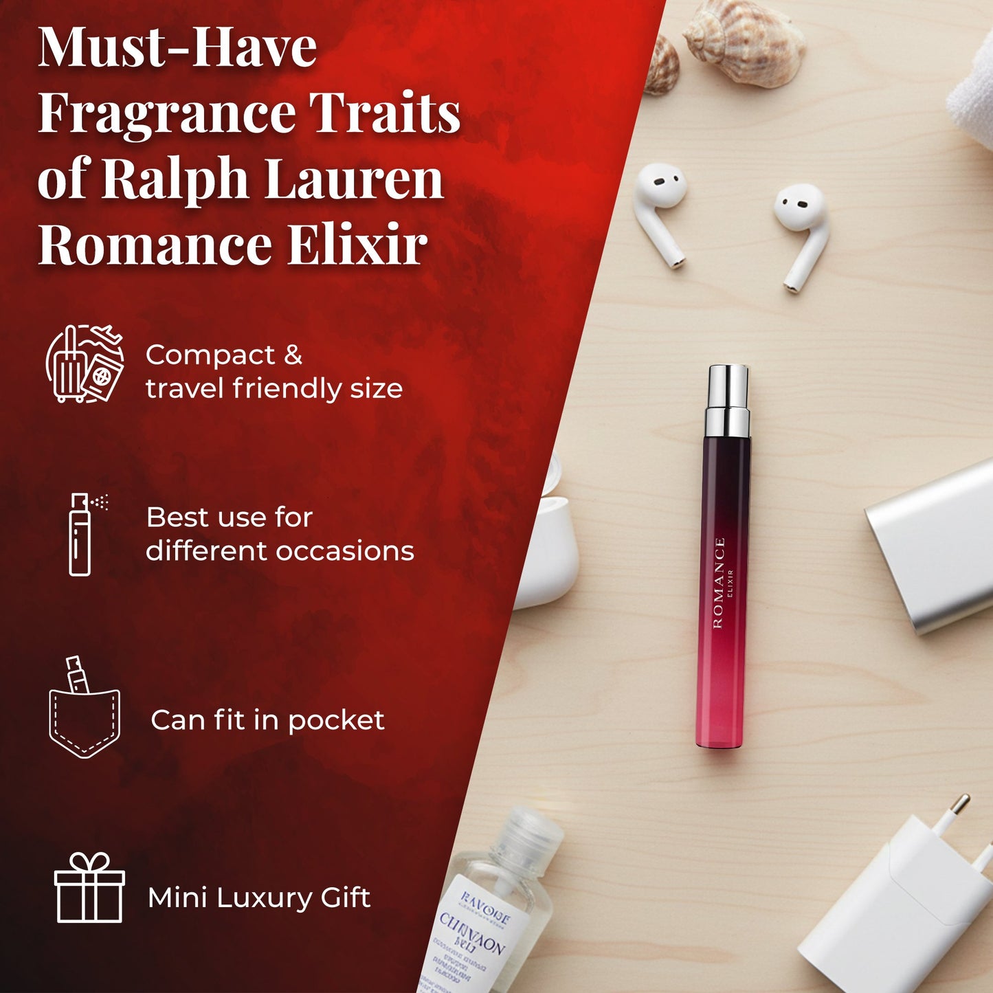 Ralph Lauren Romance Elixir Eau de Parfum – Travel Spray (10 ml)
