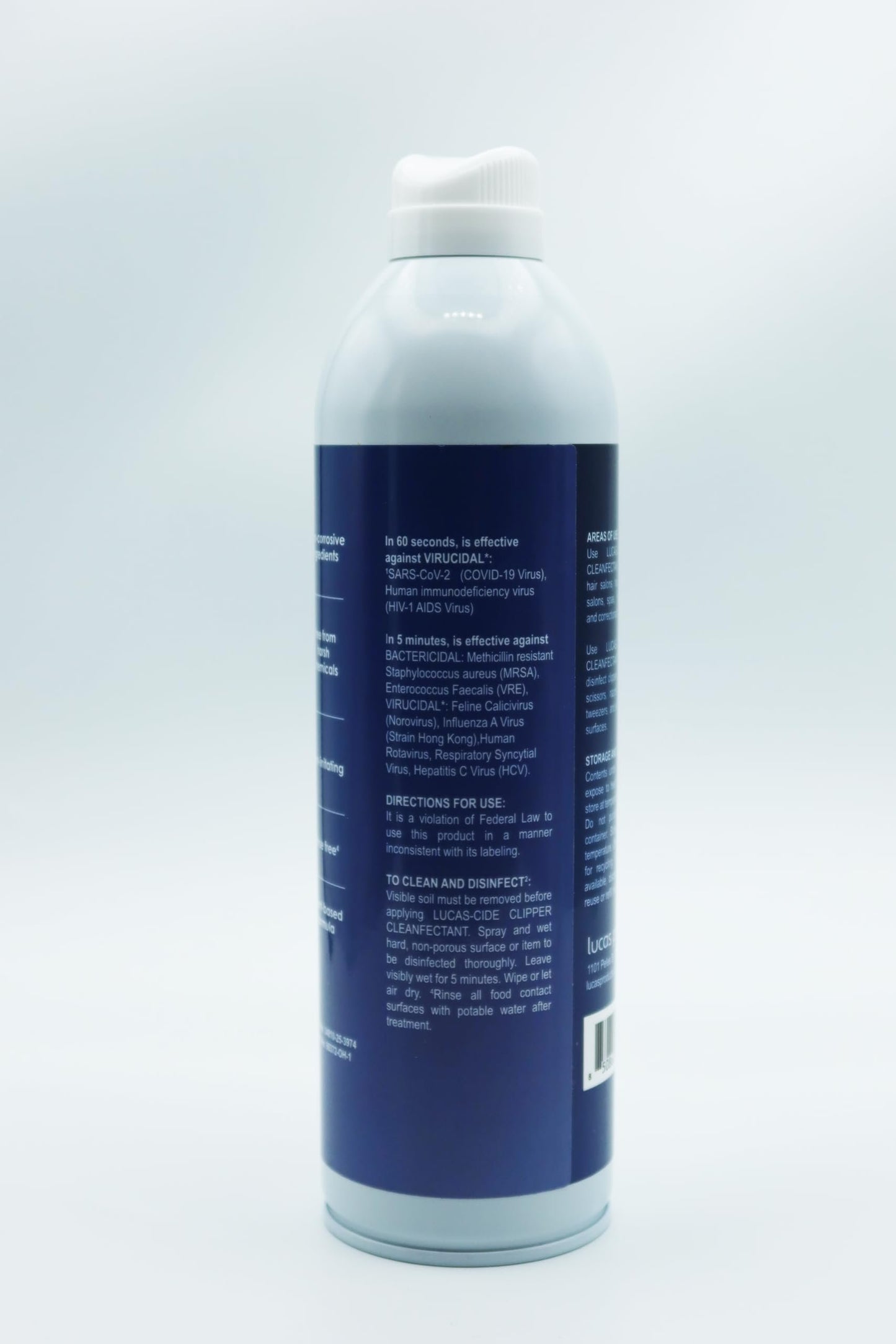 Lucas-Cide Cleanfectant Clipper Cleaner and Blade Maintenance Spray 16 fl oz
