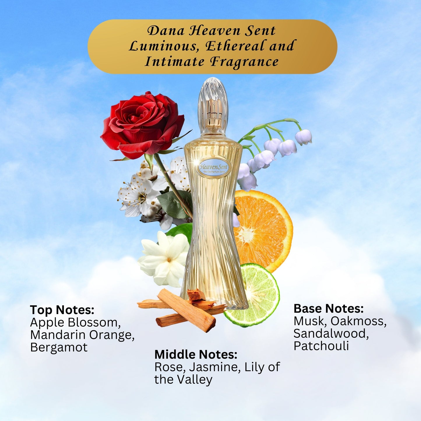 Dana Heaven Sent Perfume by Dana for Women EDP Spray 100 ml