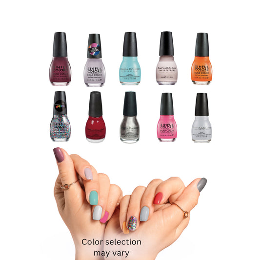 Sinful Colors 10-piece Surprise Nail Polish Set…