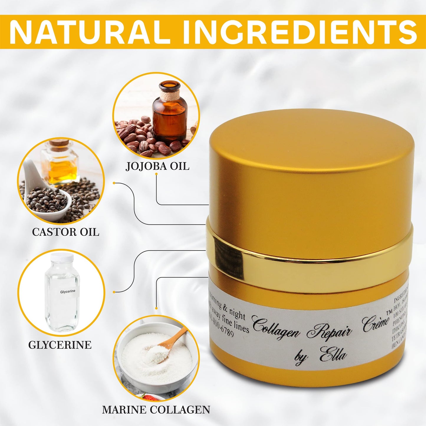 Ella International Lip Chic Collagen Repair Creme – 0.5 oz (15 ml