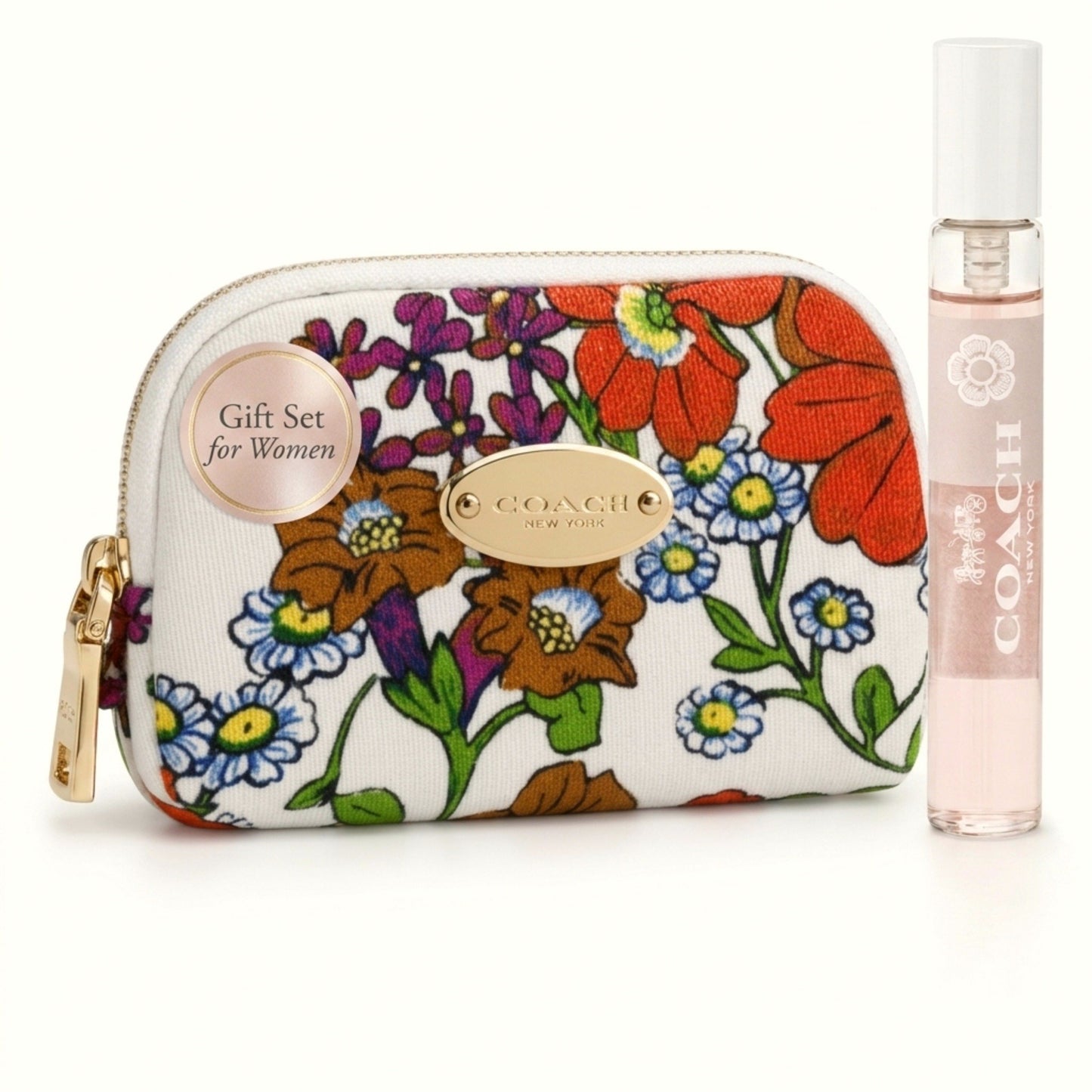 Coach Floral Perfume for Women EDP Mini Splash Travel Size Fragrance Gift Set