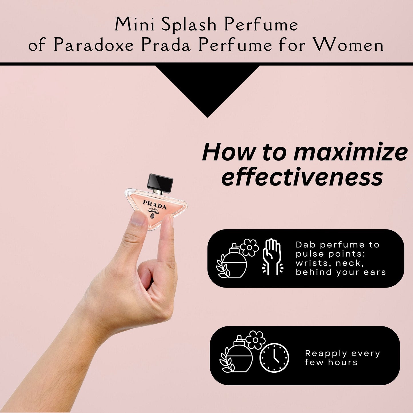 Prada Paradoxe Mini Perfume Women EDP Splash on Dabber 7 ml / 0.23 Fl Oz