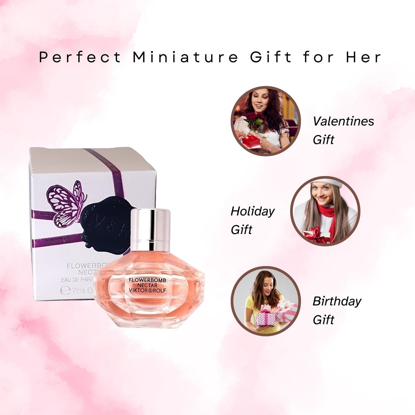Viktor & Rolf Flowerbomb Nectar EDP Intense, Mini Travel Size Edp For Women 0.24 oz