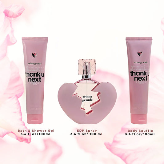 Thank U Next by Ariana Grande, 3 Piece Gift Set for Women