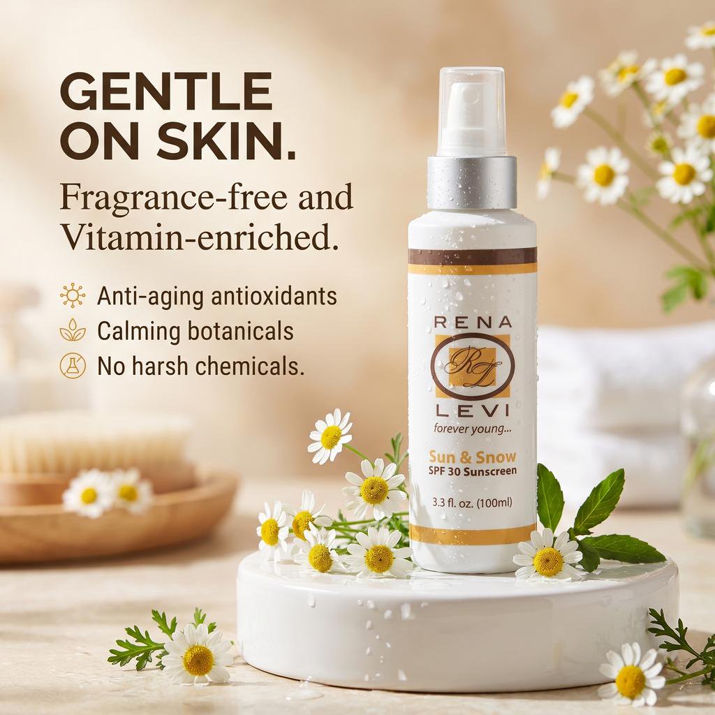 SPF 30 Sunscreen Sun & Snow  3.3 fl. oz. By Rena Levi